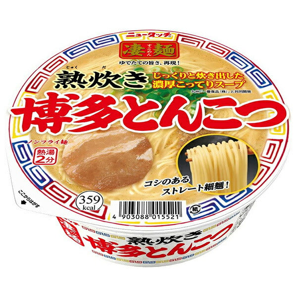 Yamadai New Touch Super Noodles Jukuyaki Hakata Tonkotsu 110g x 12 pieces [Shipped in Japan]