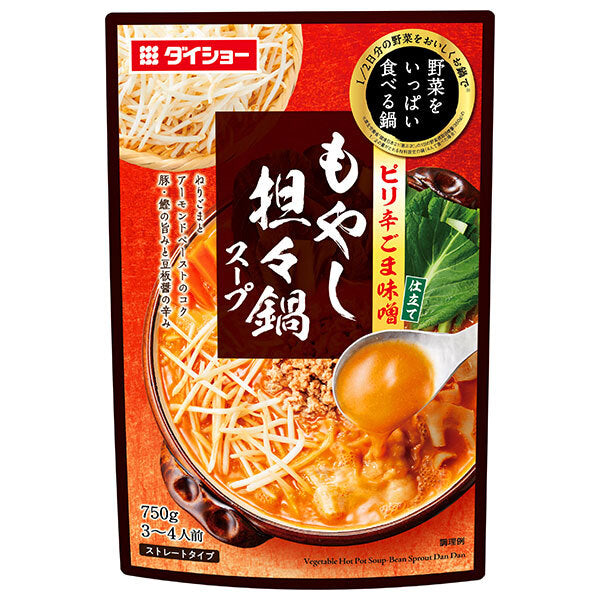 Daisho soupe tandan nabe aux germes de soja et aux légumes, 750 g x 10 sachets 