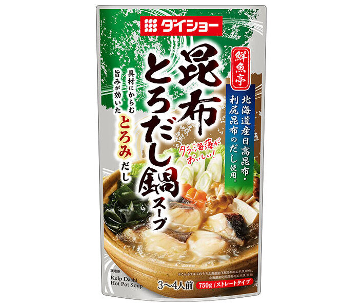 [11/25~ 10% off all products!!] Daisho Sengyotei Kombu Toro Dashi Hot Pot Soup 750g x 10 bags