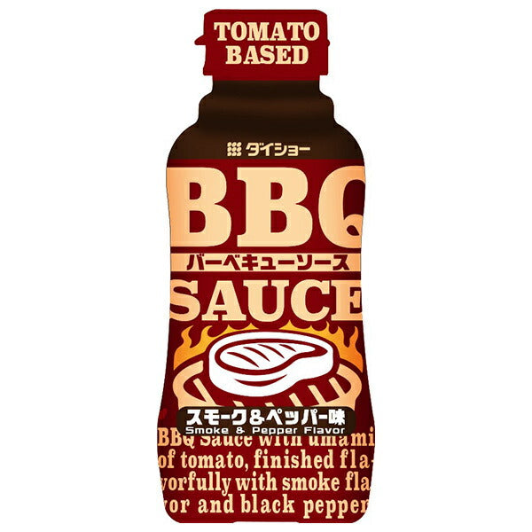 ダイショー BBQソース スモーク&ペッパー味 240g×20本入【日本出荷】