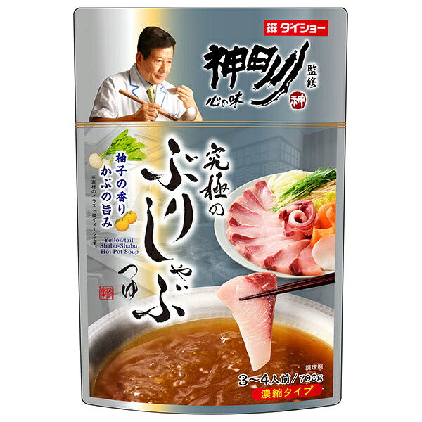 Daisho Supervised by Kandagawa Ultimate Buri Shabu Soup 700g x 10 bags [Shipped in Japan]