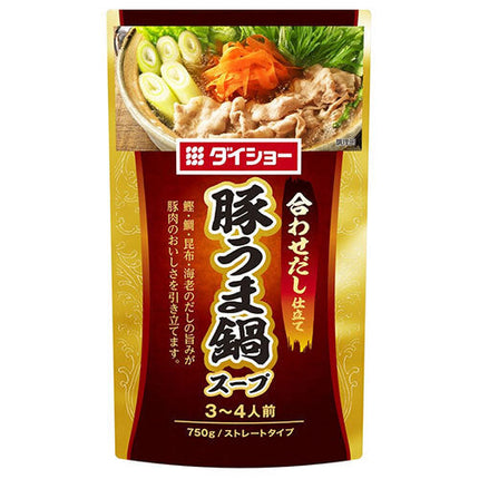 Daisho Mixed Pork Hot Pot Soup 750g x 10 bags [Shipped in Japan]