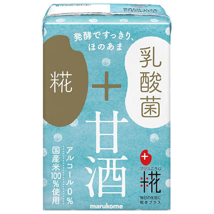 Marukome Plus Koji Koji Amazake LL Lactic Acid Bacteria 100ml paper pack x 12 pieces [Shipped in Japan]