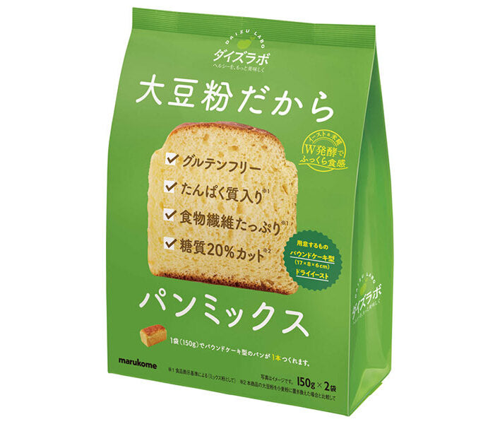 Marukome Soybean Soybean Flour Bread Mix 300g x 12 bags [Shipped in Japan]