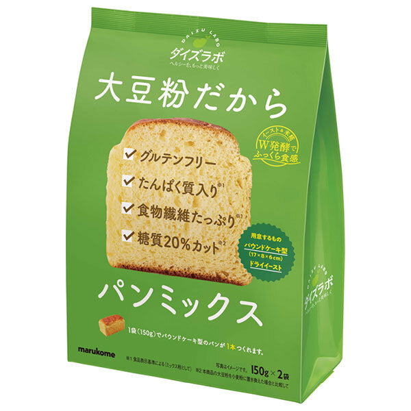 Marukome Soybean Soybean Flour Bread Mix 300g x 12 bags [Shipped in Japan]