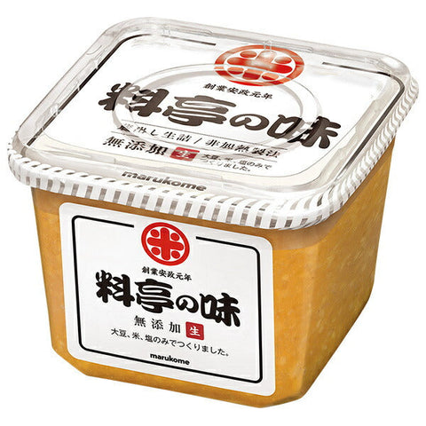 Marukome Ryotei no Aji (Restaurant Quality) Fresh Miso, 650g x 8 packs