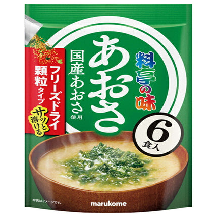 Marukome Value FD Granules Restaurant Flavor Aosa 6 servings x 6 bags [Shipped in Japan]