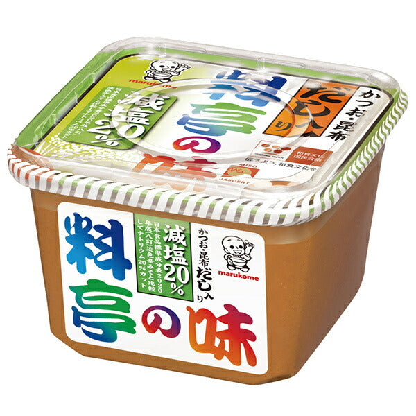 マルコメ だし入り料亭の味 減塩 750g×8個入【日本出荷】