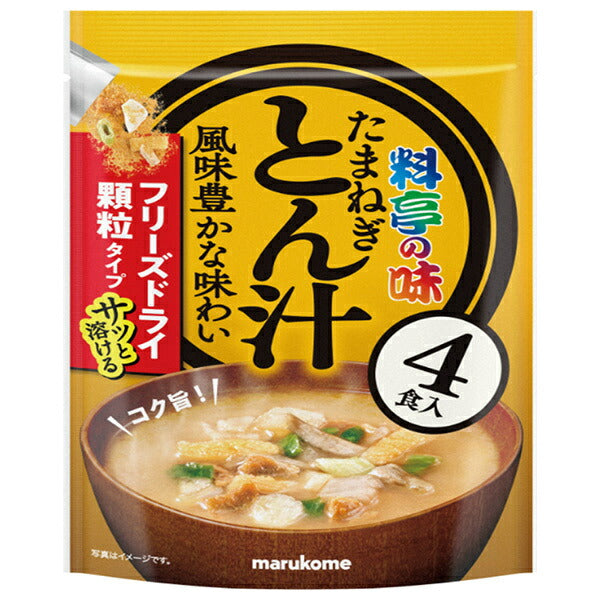 マルコメ お徳用 FD 顆粒 料亭の味 とん汁 4食×6袋入【日本出荷】