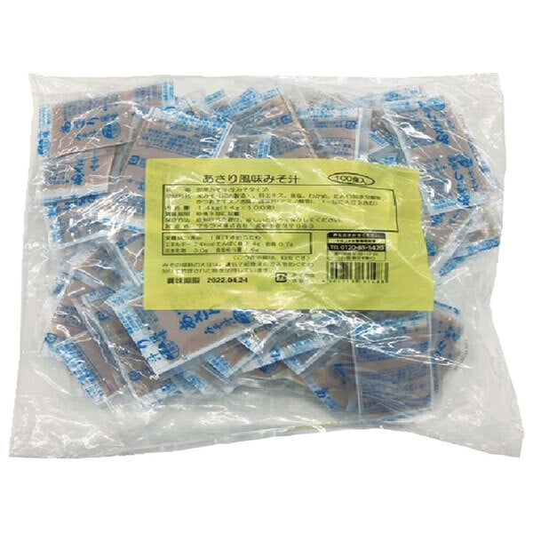 Marukome commercial raw miso soup clams 100 servings x 6 bags [shipped in Japan]