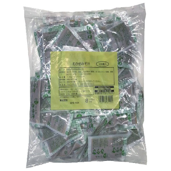 Marukome Commercial Raw Miso Soup Wakame 100 servings x 6 bags [shipped in Japan]