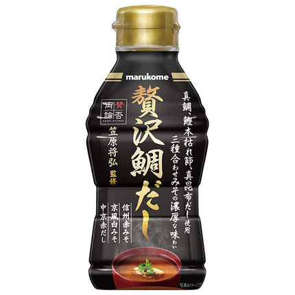 Marukome Liquid Miso Pros and Cons Luxurious Sea Bream Dashi 430g x 10 pieces [Shipped in Japan]