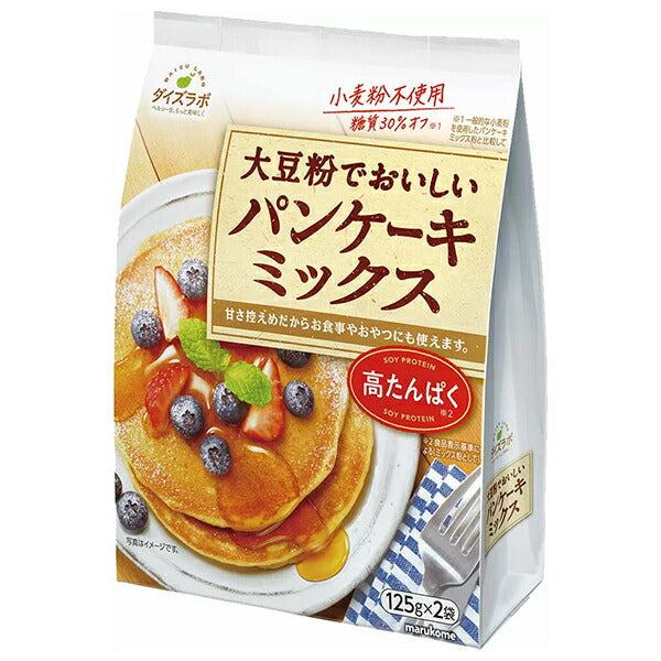 Marukome Daizu Labo Pancake Mix 250g x 12 bags [shipped in Japan]