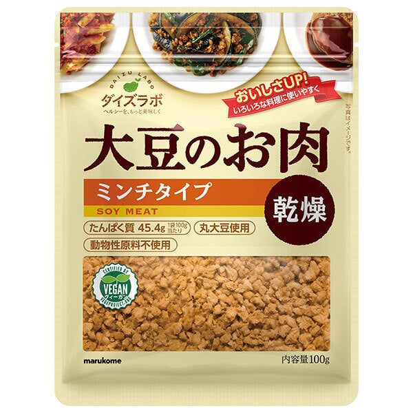 Marukome Soy Lab Dried Soybean Mince 100g x 10 bags [Shipped in Japan]