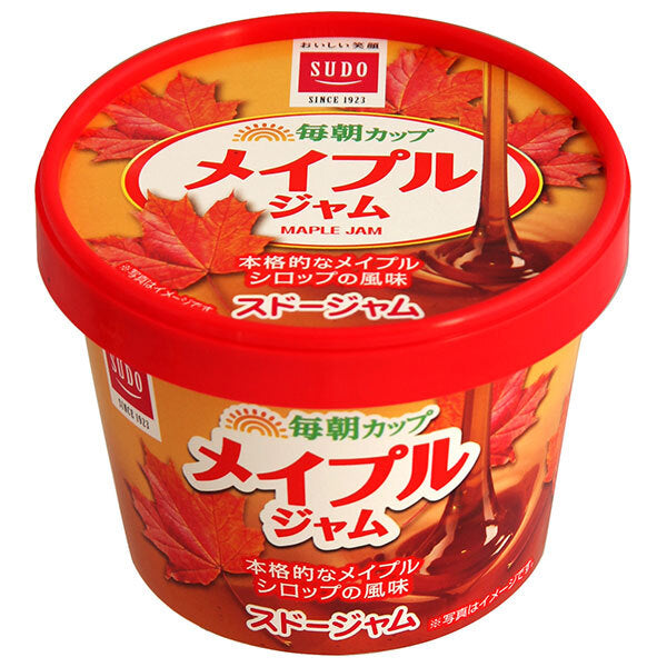 スドージャム 毎朝カップ メイプルジャム 120g×12本入【日本出荷】