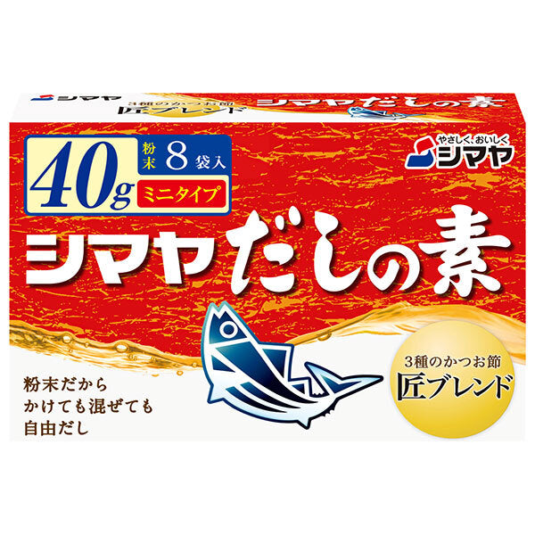 Poudre Shimaya dashi type mini (5g x 8) x 18 boîtes 