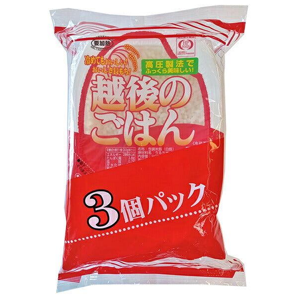 Echigo Seika Echigo Rice 200g x 3 pieces x 8 bags