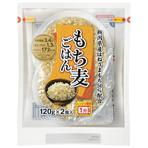 Echigo Seika Mochi Barley Rice 240g (120g x 2 servings) x 6 bags 
