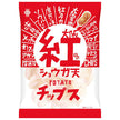 Idea Package Osaka Beni Ginger Tempura Potato Chips 90g x 5 bags [Shipped in Japan]