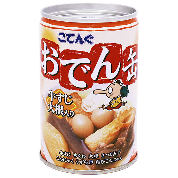 Tengu Kotengu Oden en conserve avec tendon de bœuf et radis, boîte de taille 7, boîte de 280 g x 12 pièces 
