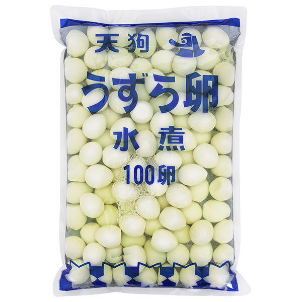 天狗缶詰 うずら卵 水煮 国産 100個×4袋入【日本出荷】