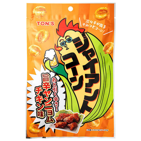 Toyo Nuts Giant Corn Yangnyeom Chicken Flavor 55g x 10 bags 