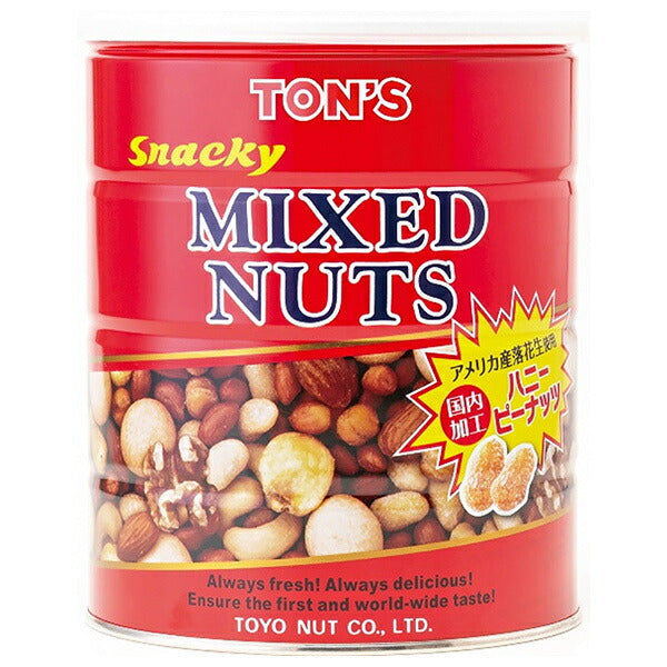 Toyo Nuts Ton Snacky Mixed Nuts 650g can x 6 pieces [Shipped in Japan]