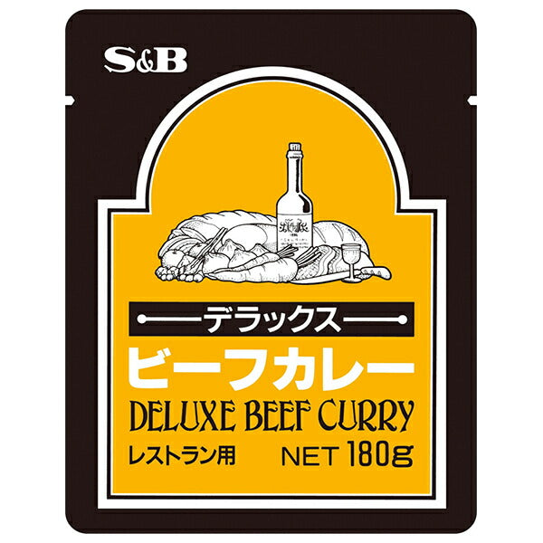 [11/25~ 10% off all products!!] S&B Foods Deluxe Beef Curry 180g x 30 pieces