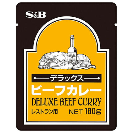 [11/25~ 10% off all products!!] S&B Foods Deluxe Beef Curry 180g x 30 pieces