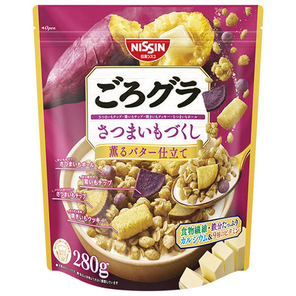 Nissin Cisco Gorogura Sweet Potato Packing 280g x 6 bags [Shipped in Japan]