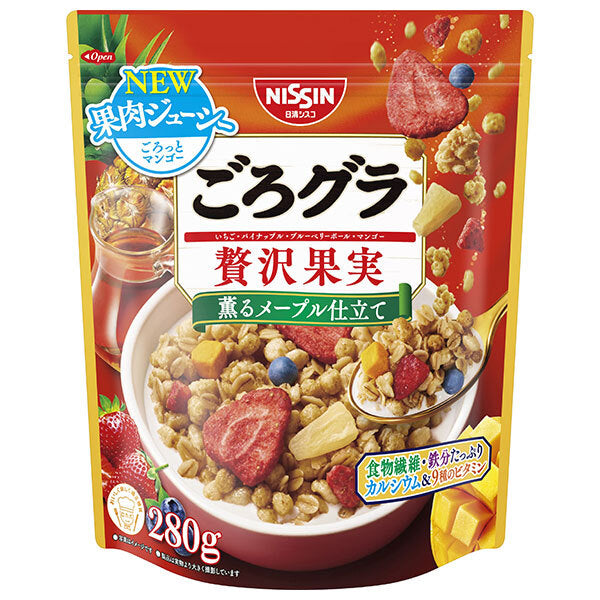 Nissin Cisco Gorogura Luxury Fruit 280g x 6 bags [shipped in Japan]