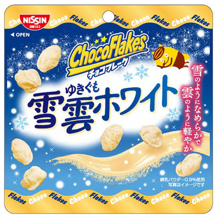 Nissin Cisco Chocolate Flakes Snow Cloud White 25g x 12 bags [shipped in Japan]