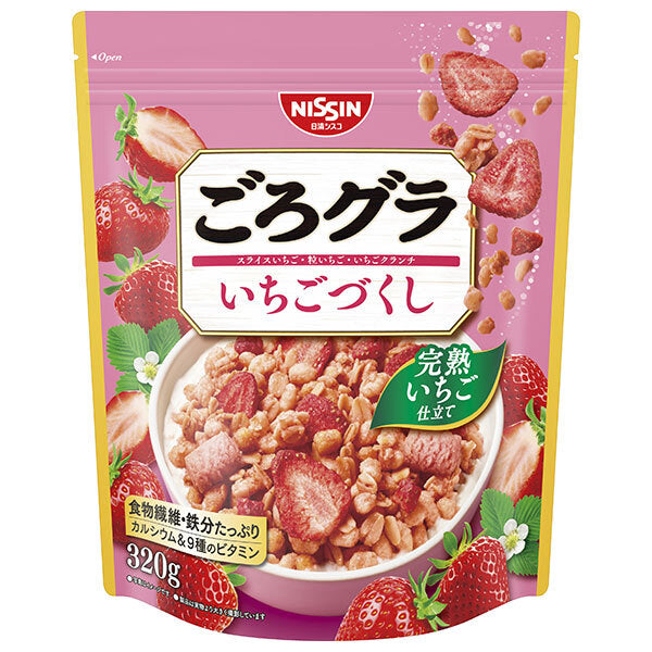 日清シスコ ごろグラ いちごづくし 320g×8袋入【日本出荷】