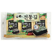 Shirako Nori Olive Oil Korean Traditional Nori 3 bags (8 slices, 8 sheets) x 12 pieces [Shipped in Japan]