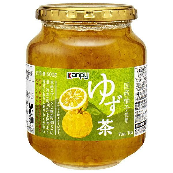Campy Yuzu Tea 600g bottle x 12 pieces [shipped in Japan]