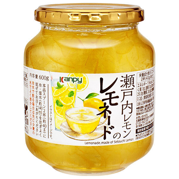 Campy Setouchi lemon lemonade 600g x 12 pieces [shipped in Japan]