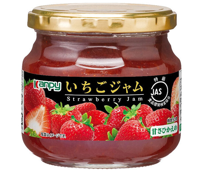 カンピー JAS特級 いちごジャム 280g瓶×6個入【日本出荷】
