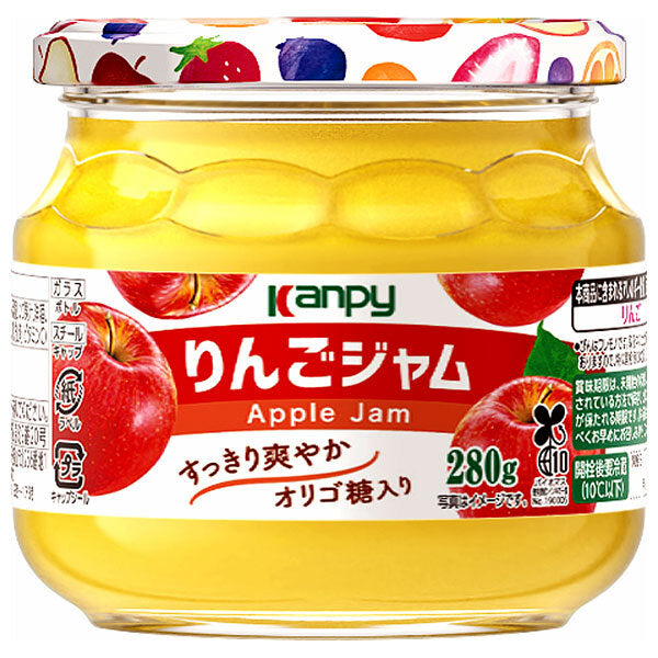 Campy apple jam 280g jar x 6 pieces [shipped in Japan]