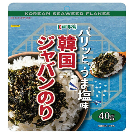 Kato Sangyo Korean Jaban Seasoned Seaweed 40g x 24 Bags [Ships from Japan]
