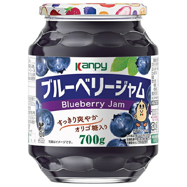 Campy Blueberry Jam 700g jar x 6 pieces [shipped in Japan]