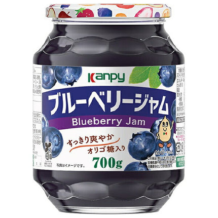 Campy Blueberry Jam 700g jar x 6 pieces [shipped in Japan]