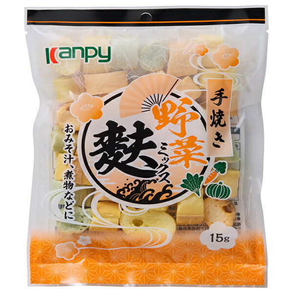 カンピー 手焼き野菜ミックス 麩 15g×20袋入【日本出荷】