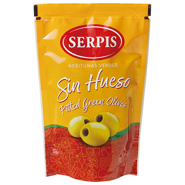Serpis Olive Verte (Sans Pépins) Sachet 175g x 12 sachets 
