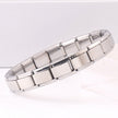 Fashion Personalized Stainless Steel Bracelet – Removable Electroplated Unisex Jewelry