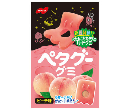 Nobel Confectionery Petagu Gummy Peach 50g x 6 bags 