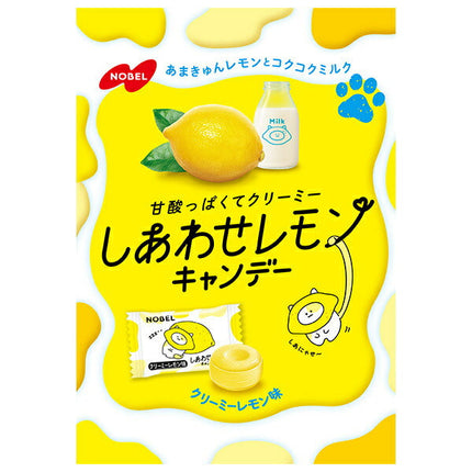 Nobel Confectionery Happy Lemon Candy Creamy Lemon Flavor 70g x 6 bags 