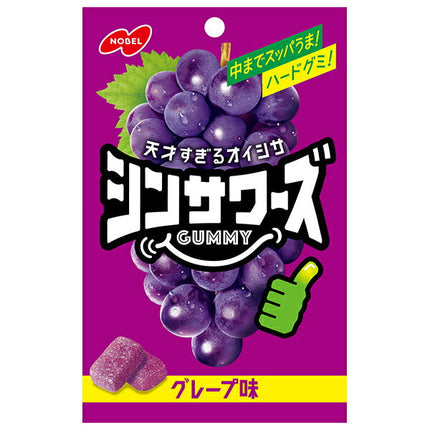 Nobel Confectionery Shin Sours Gummy Grape Flavor 50g x 6 pieces 