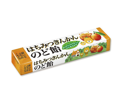 Nobel Confectionery Honey and Tangerine Throat Lozenges Stick Type 10 pieces x 10 pieces 