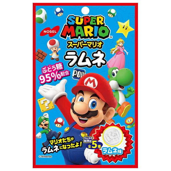 Nobel Seika Super Mario Ramune Ramune Flavor 40g x 6 bags [Shipped in Japan]