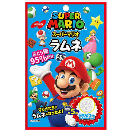 Nobel Seika Super Mario Ramune Ramune Flavor 40g x 6 bags [Shipped in Japan]